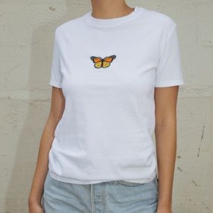 NWOT Brandy Melville Butterfly Jamie Top